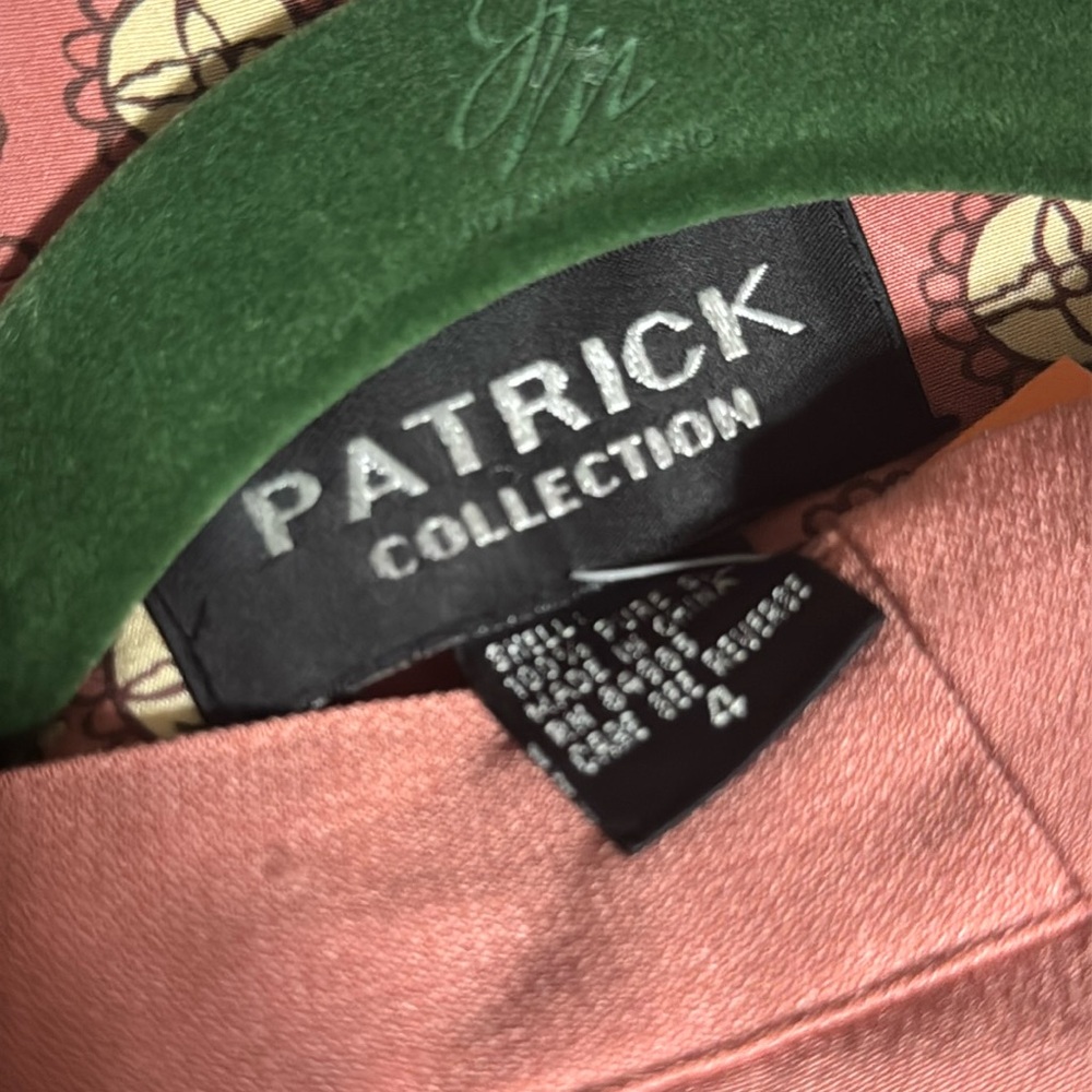 Patrick Collection 100% Silk Jacket ans skirt Jacket 4 Skirt 10 petite